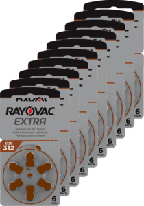 Rayovac kuulokojeparistoja 10 pakettia